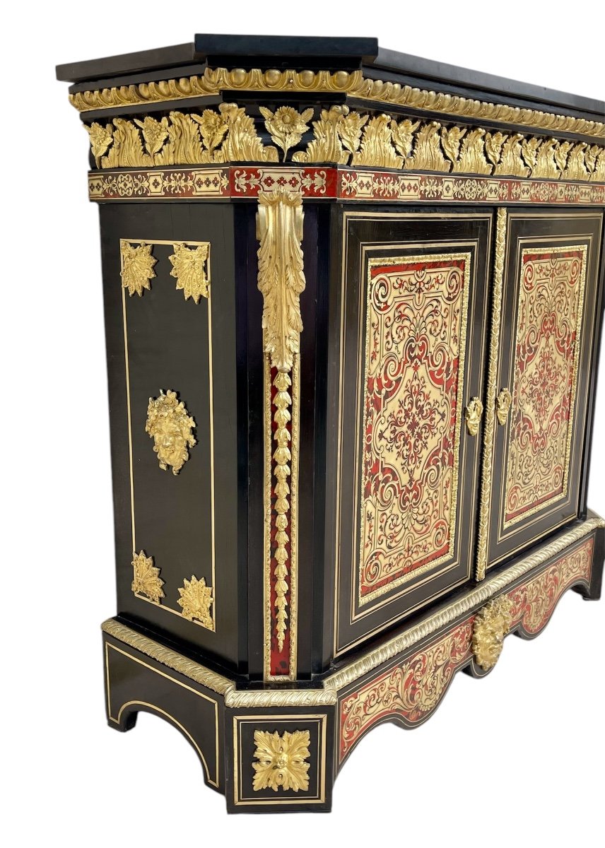 Napoleon III Buffet In Boulle Marquetry-photo-1