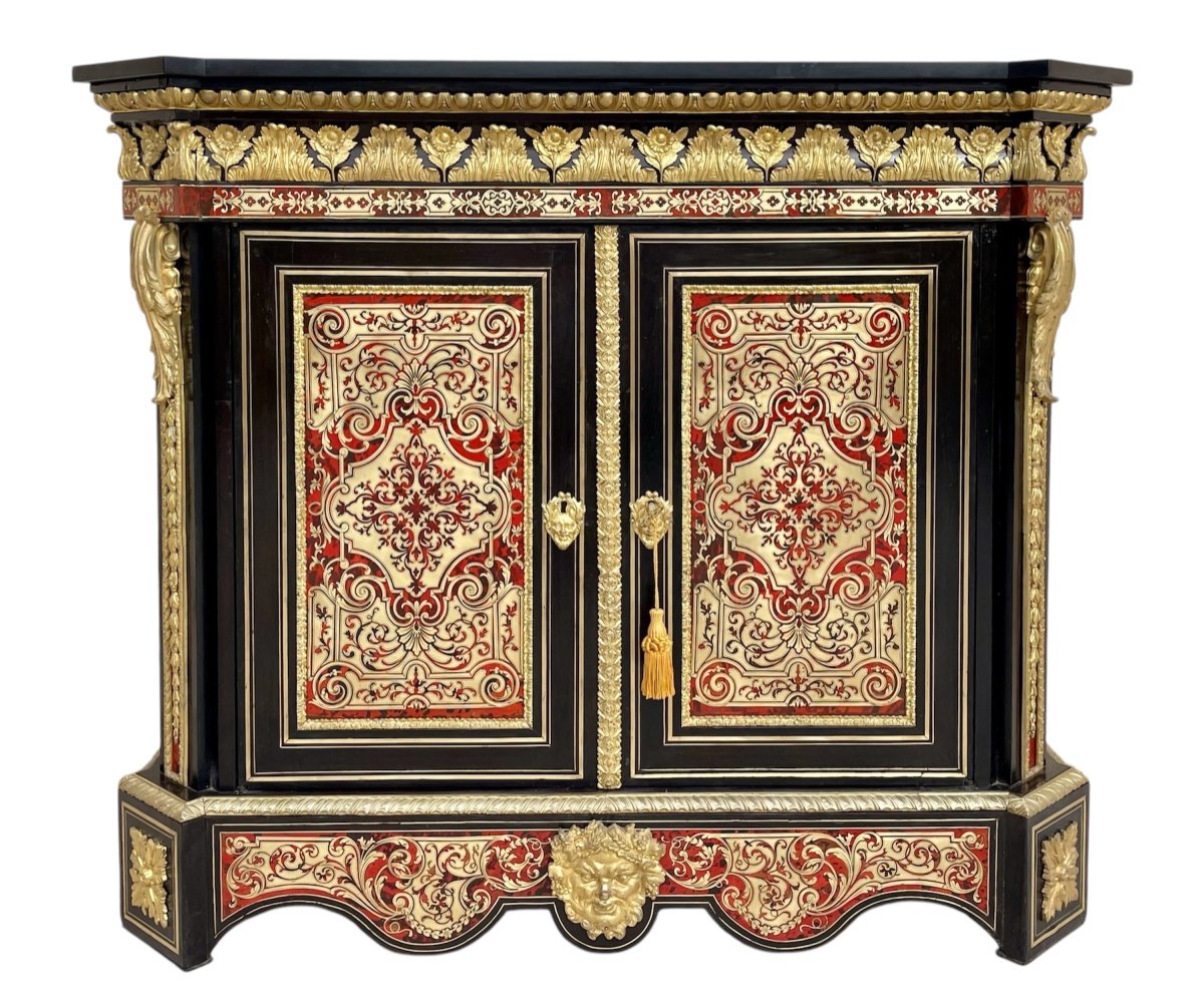 Napoleon III Buffet In Boulle Marquetry