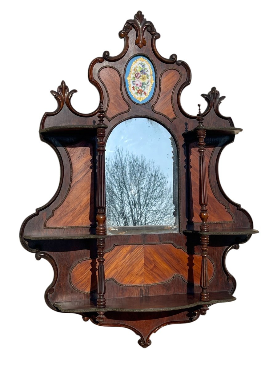 Napoleon III Rosewood Wall Shelf -photo-2