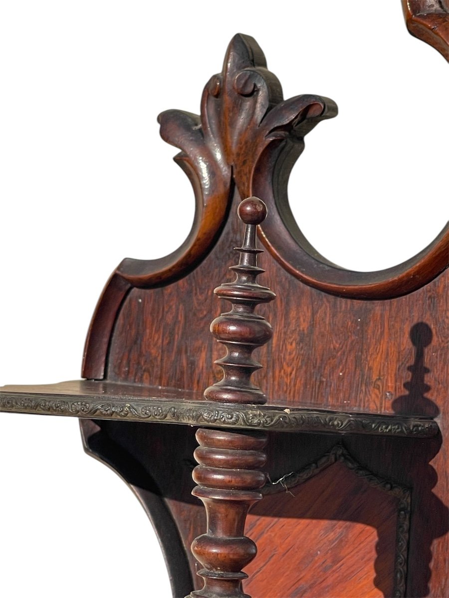 Napoleon III Rosewood Wall Shelf -photo-2