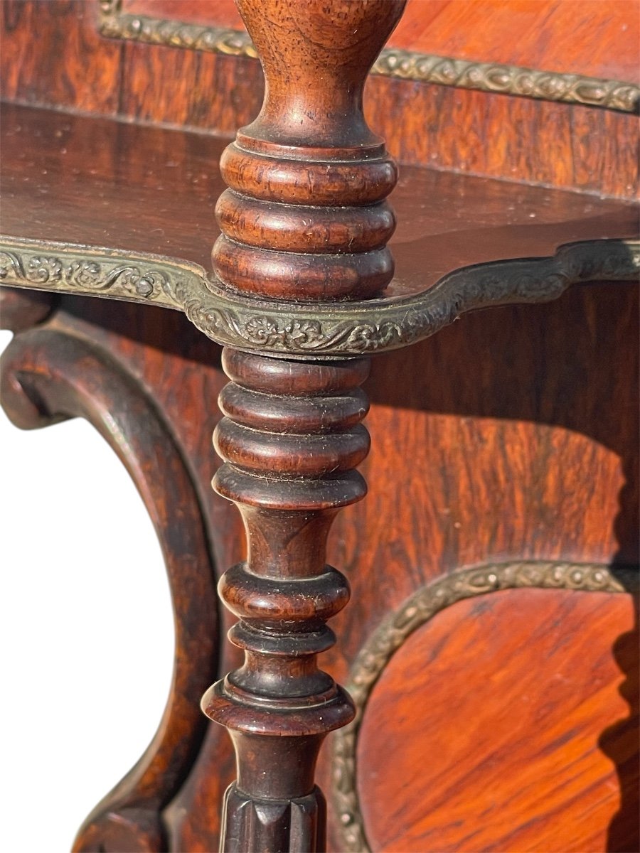 Napoleon III Rosewood Wall Shelf -photo-3