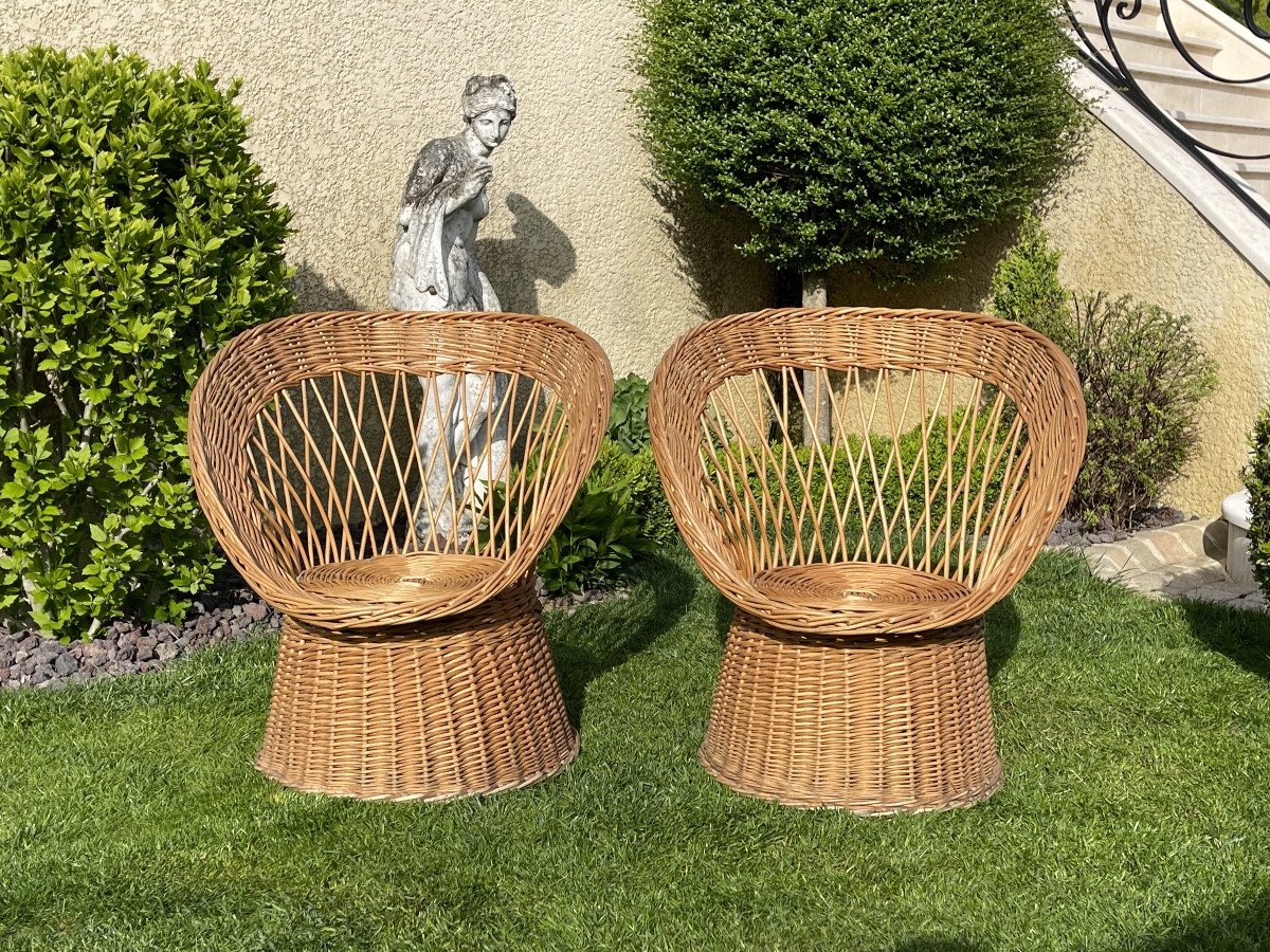 Fauteuils En Osier