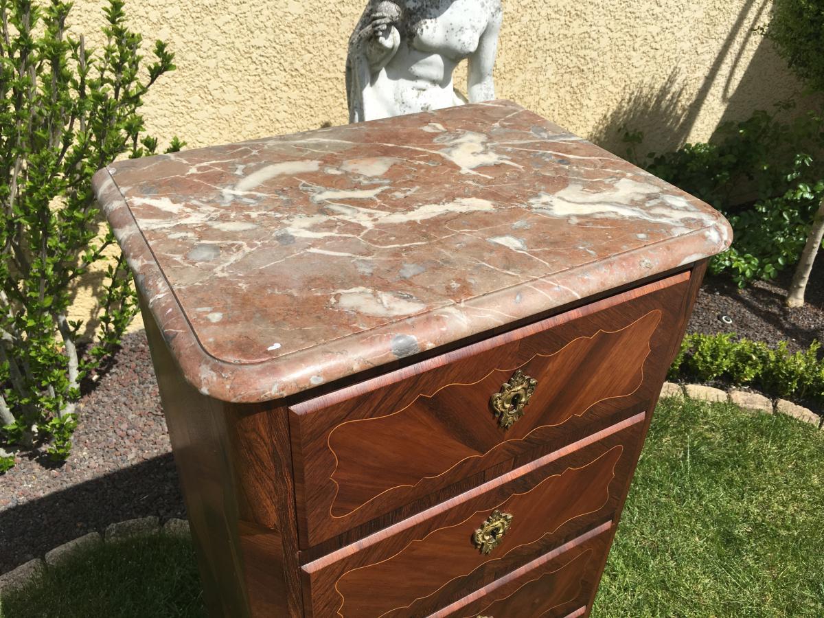 Marquetry And Bronze Cabinet -photo-3