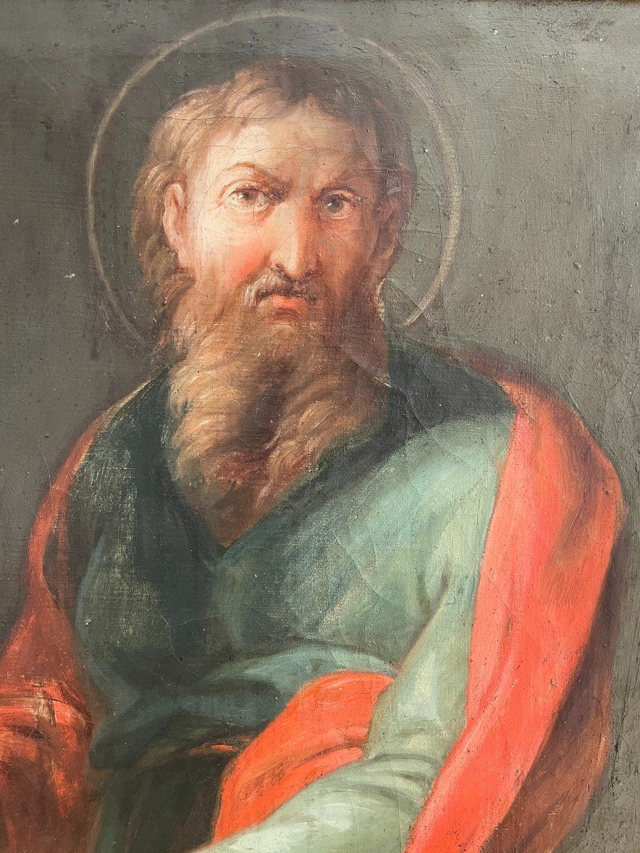 Saint Paul, Oil On Canvas-photo-3