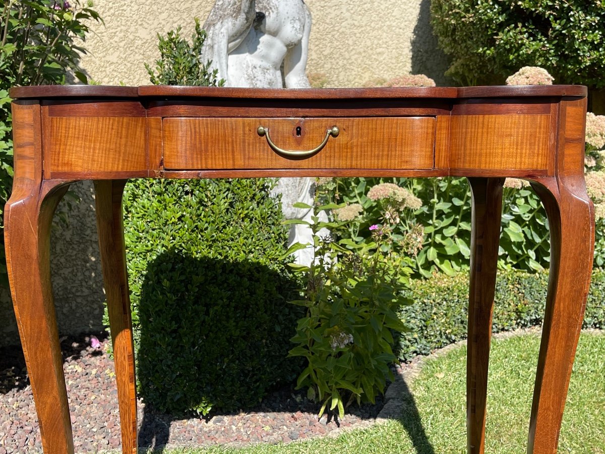 18th Century - Louis XV Period Marquetry Dressing Table-photo-3