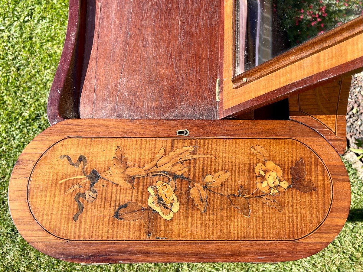 18th Century - Louis XV Period Marquetry Dressing Table-photo-2