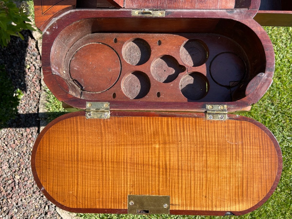 18th Century - Louis XV Period Marquetry Dressing Table-photo-5