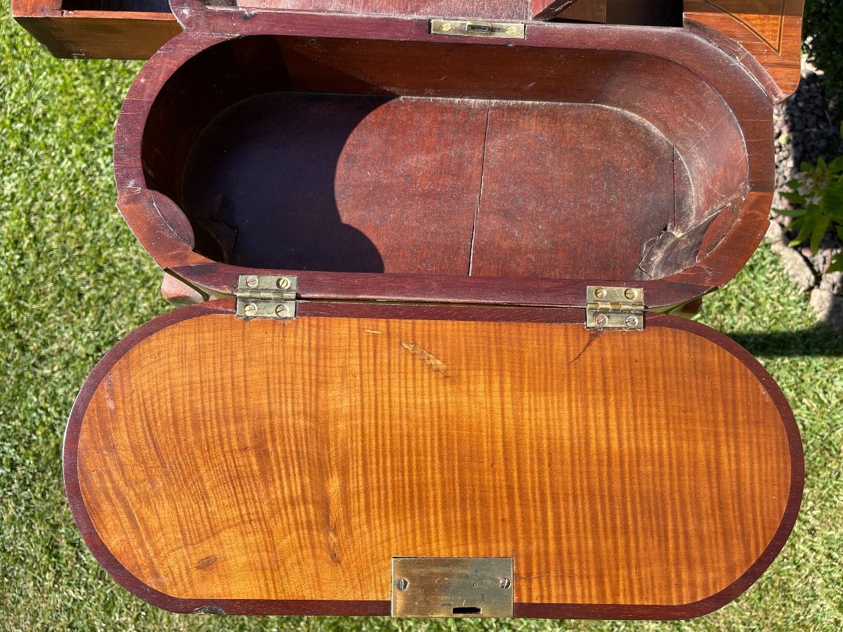 18th Century - Louis XV Period Marquetry Dressing Table-photo-6