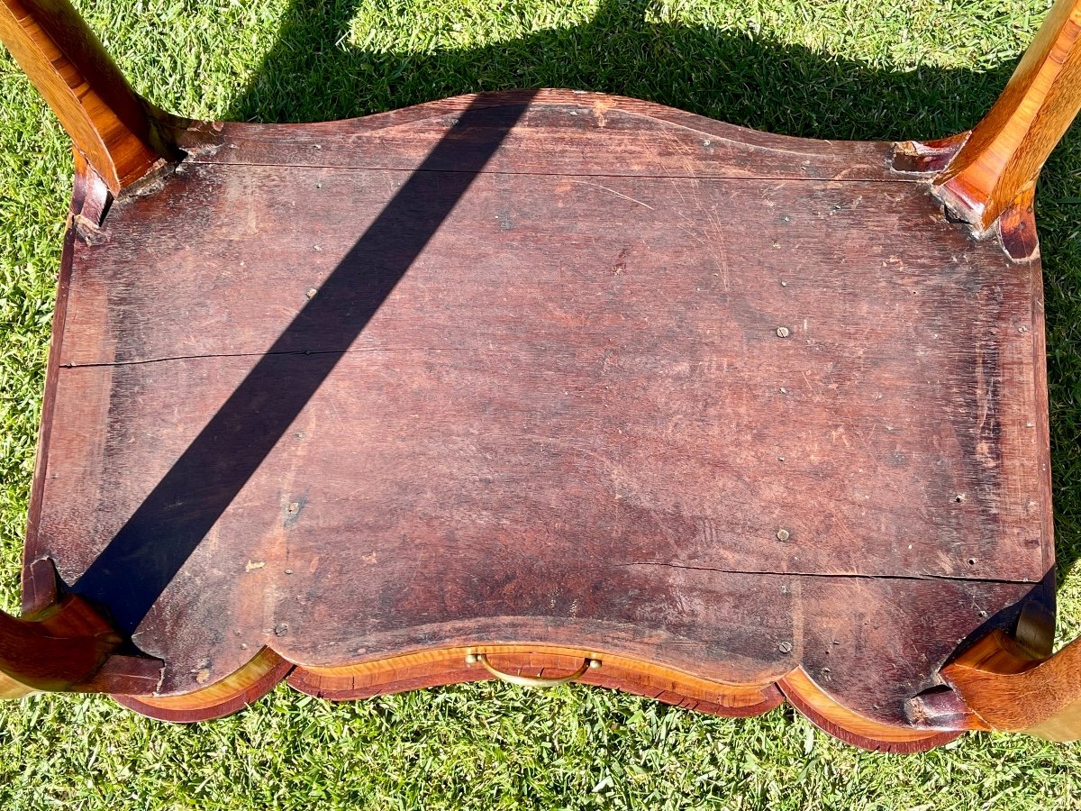 18th Century - Louis XV Period Marquetry Dressing Table-photo-8