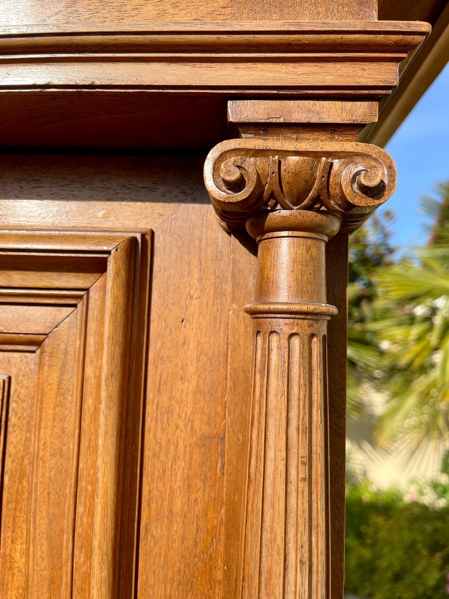 Renaissance Style Carved Walnut Sideboard-photo-1