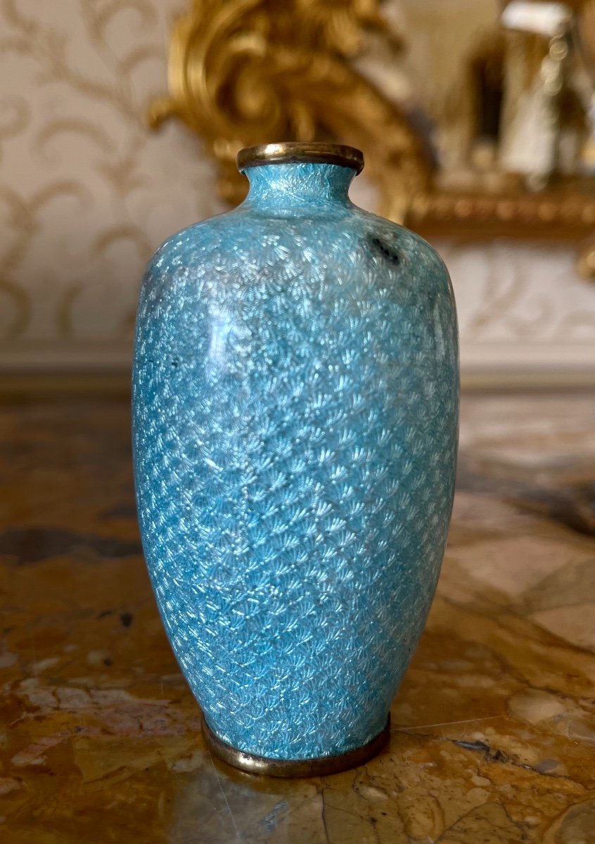 Small Enamel Vase-photo-2