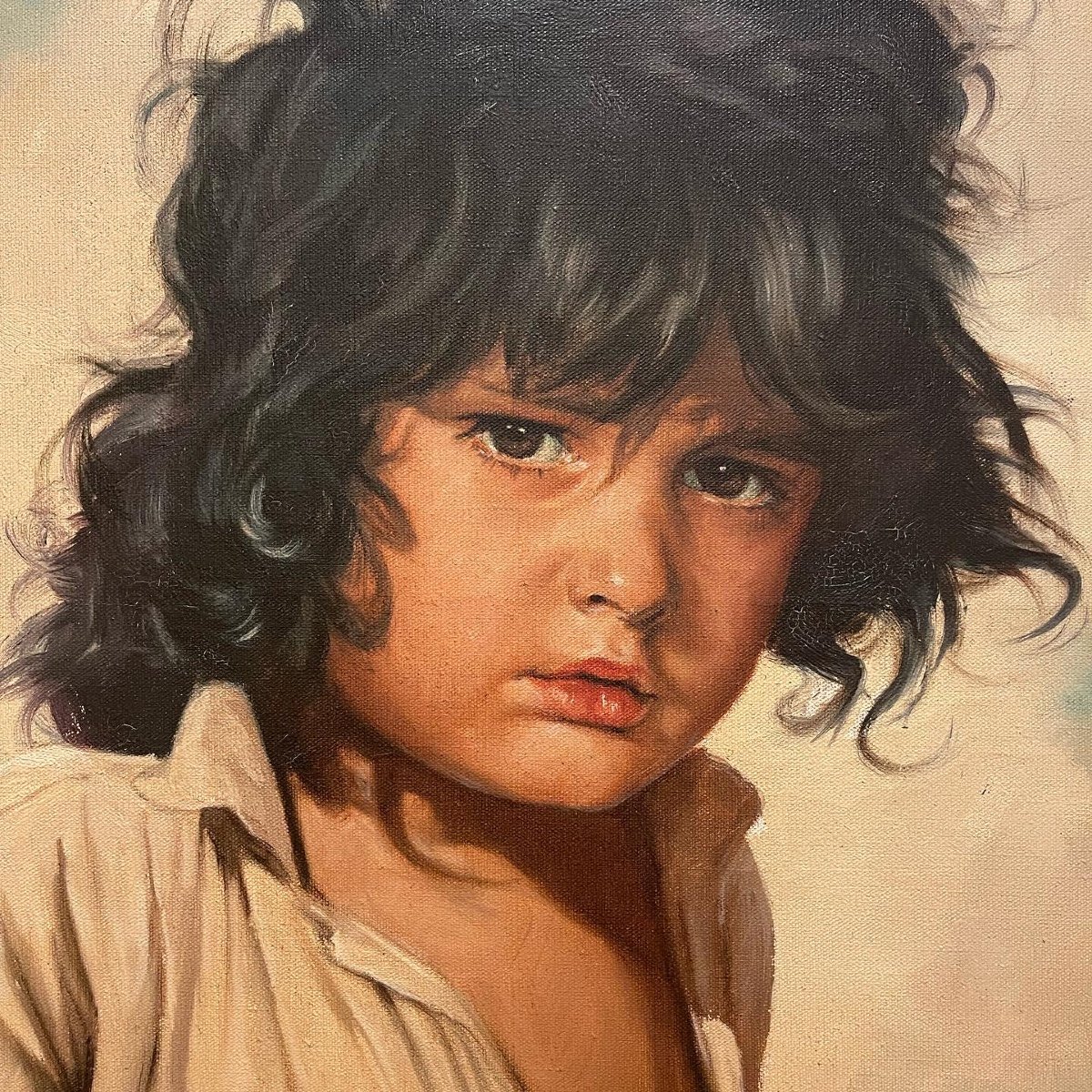 André David - Portrait Of A Young Gypsy Boy-photo-3