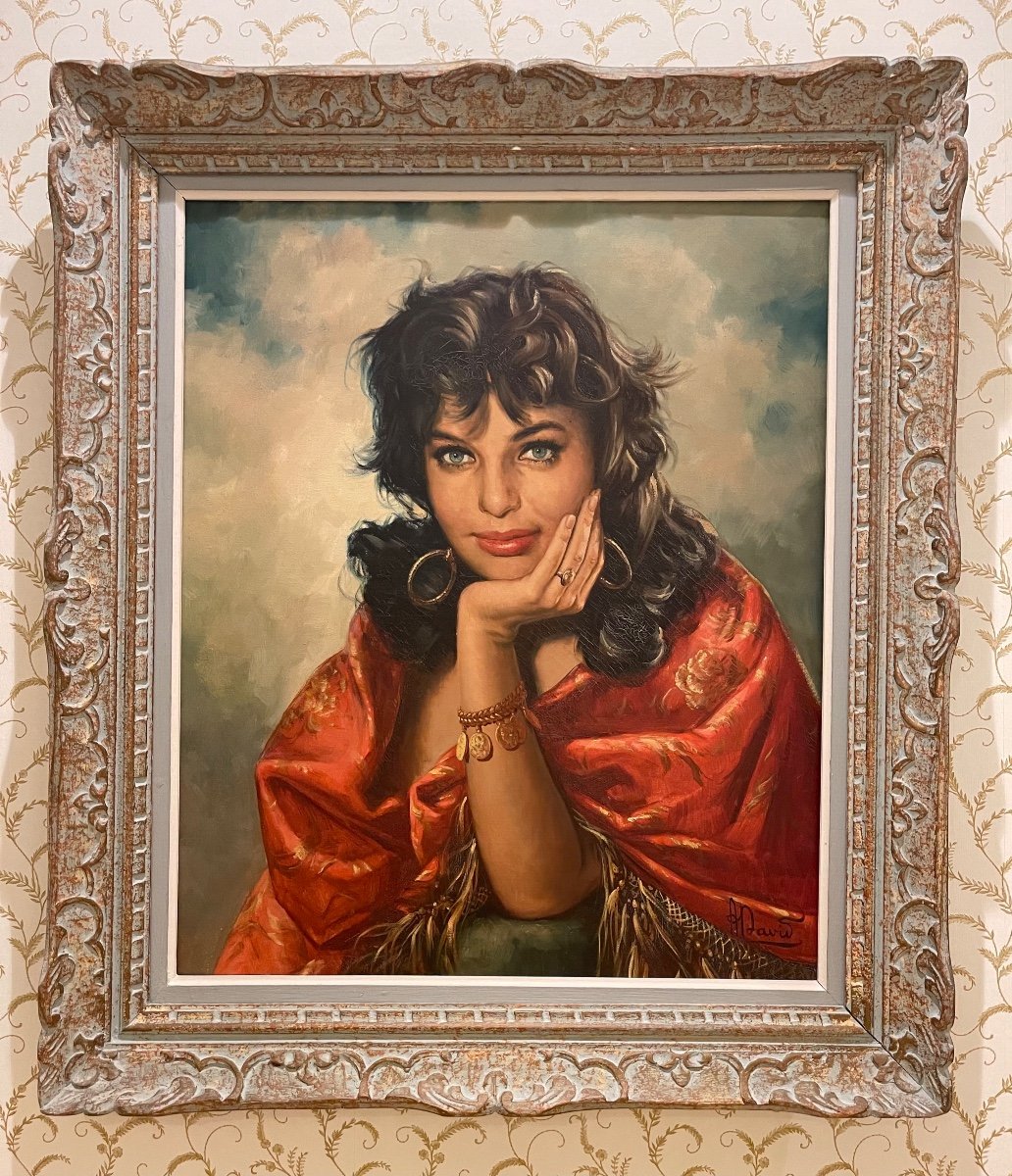 André David - Portrait Of A Young Gypsy-photo-2