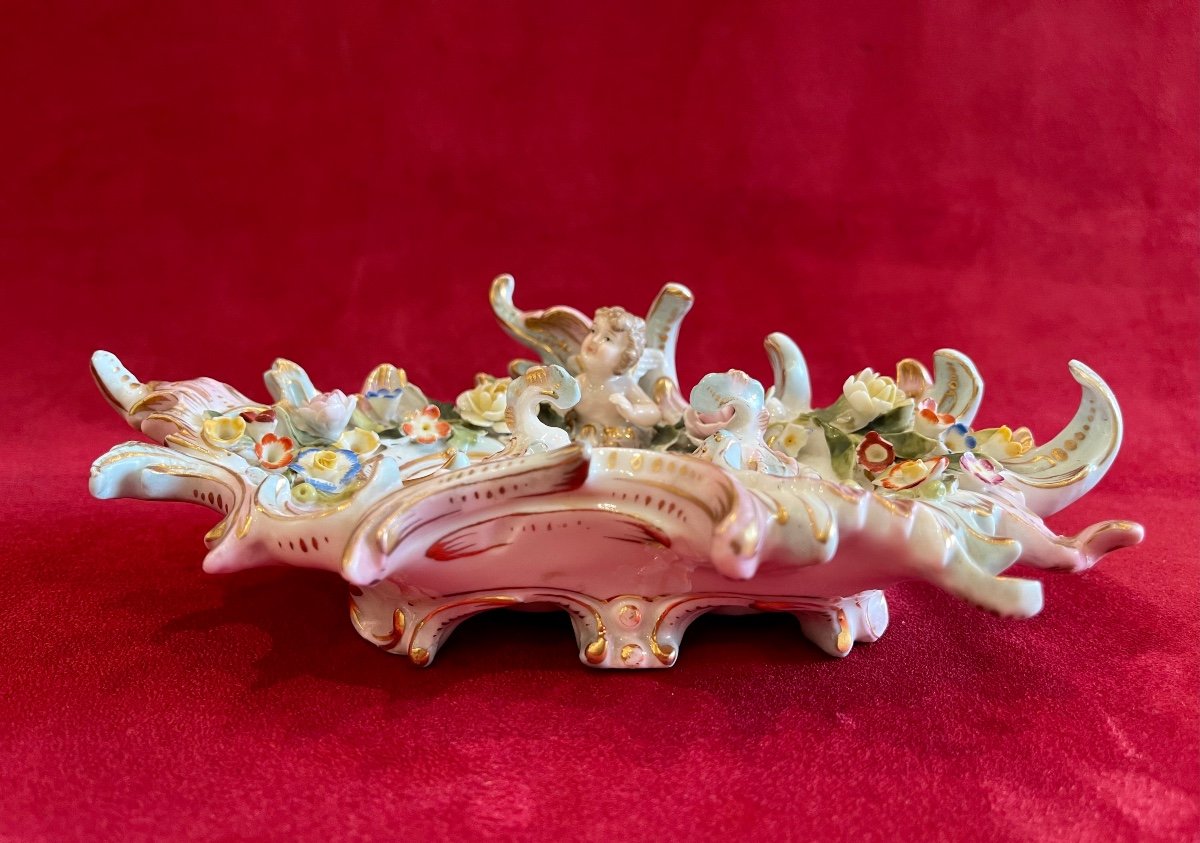 Meissen - Porcelain Inkwell-photo-2