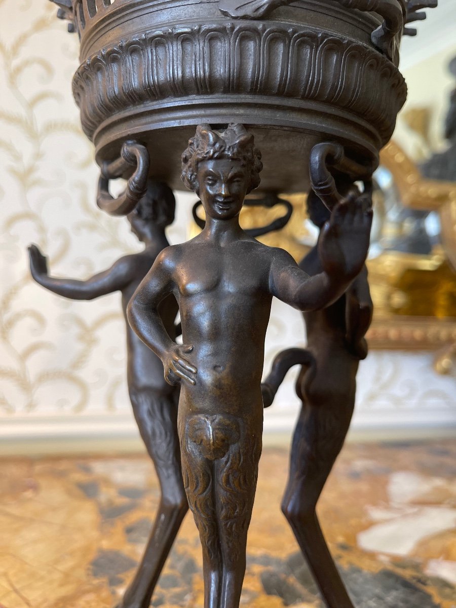 Pot-pourri en Athénienne en Bronze -photo-3