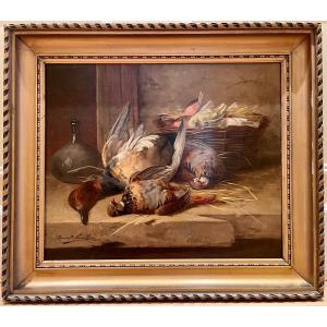 Brunel-neuville - Still Life, Oil On Canvas
