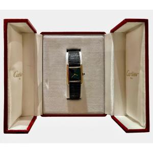 CARTIER - Montre Tank Must en Vermeil