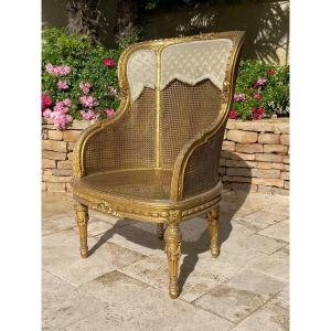 Fauteuil - Bergère Louis XVI 