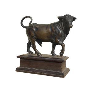 17th Century - Bronze Bull After Jean De Bologne