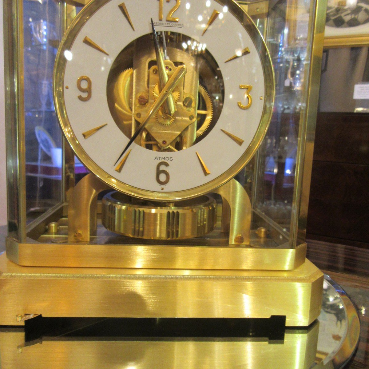 ATMOS Pendule de JAEGER-LECOULTRE des années 1950 en parfait état-photo-2