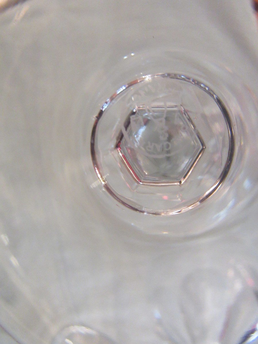 Baccarat Crystal 6 Water Glasses Genova Model-photo-5