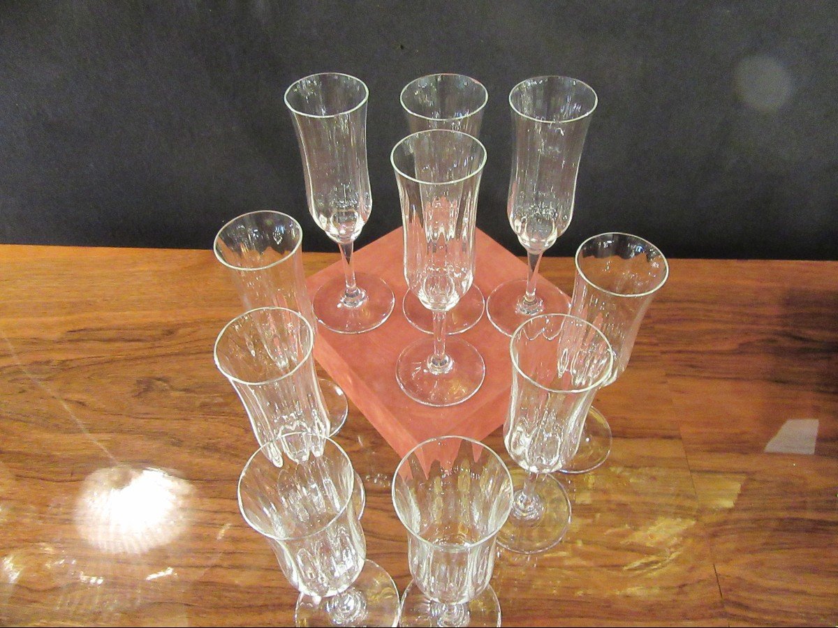 10 Baccarat Flutes Capri Model-photo-3