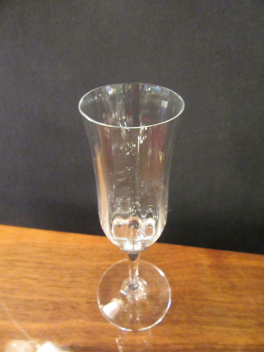 10 Baccarat Flutes Capri Model-photo-5