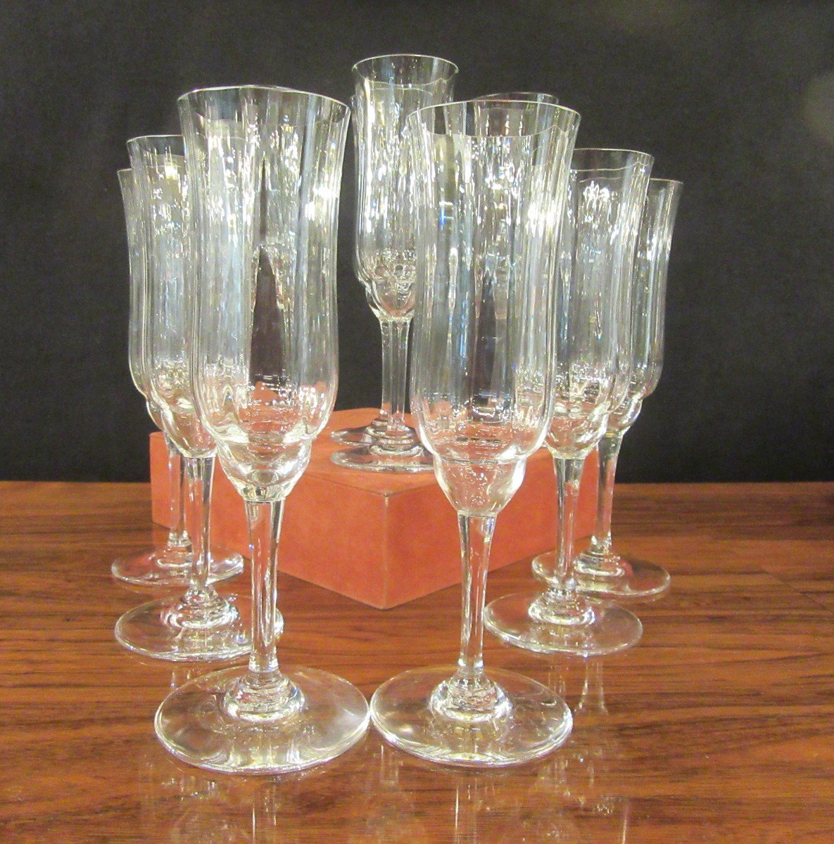 10 Baccarat Flutes Capri Model