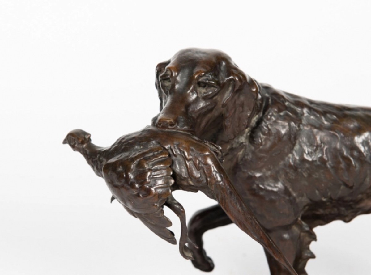 Superb And Important Animal Bronze. XIXth-photo-2