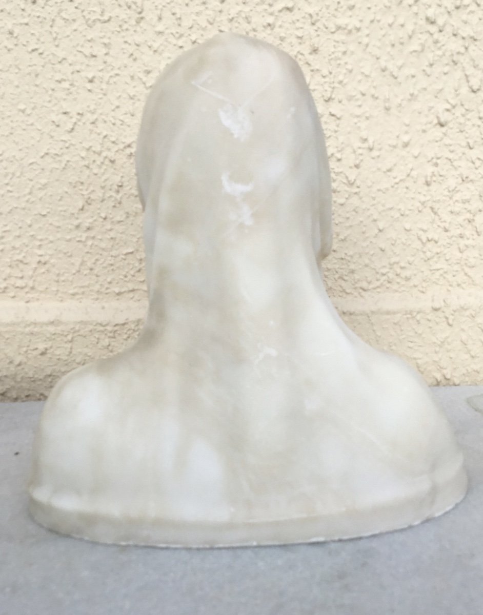 Virgin In Alabaster Bust -photo-4