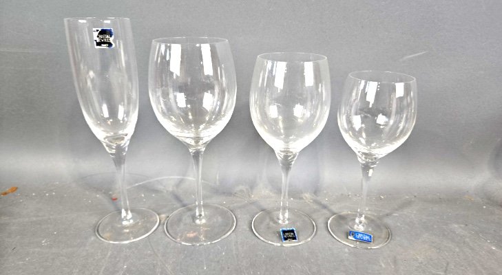 Cristal De Sevres.service De Verres De 47 Pieces-photo-1