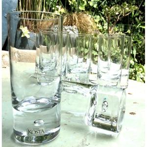 Maison Kosta Boda Suede.10 Long Drink Glasses