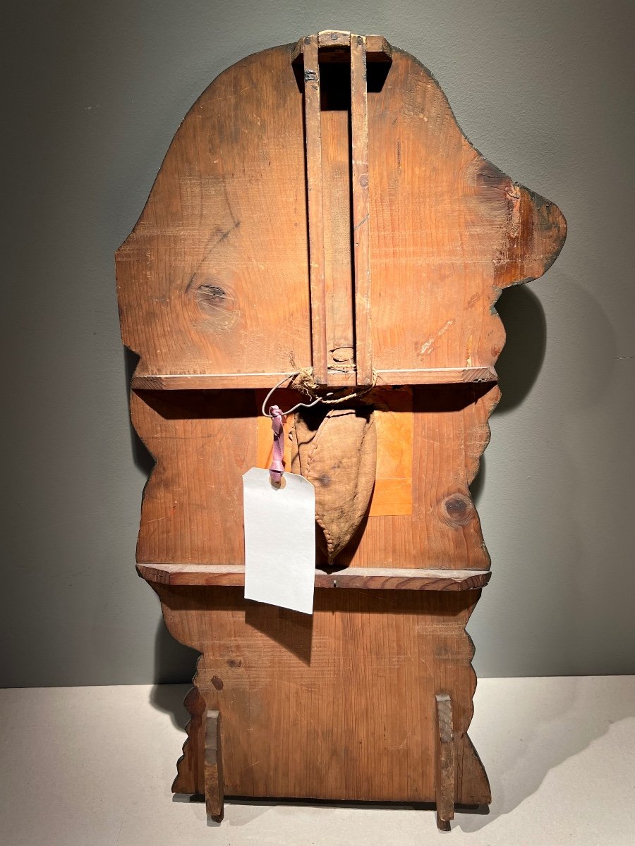 “game” Dummy Board In Painted Wood Of A Caricatural Soldier 18th Century, England-photo-4