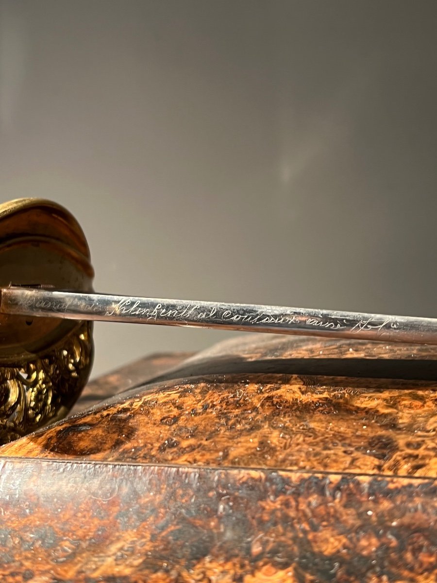 Infantry Officer's Saber, Model 1845, By Cauloux Ainé Et Cie In Klingenthal, France.-photo-5