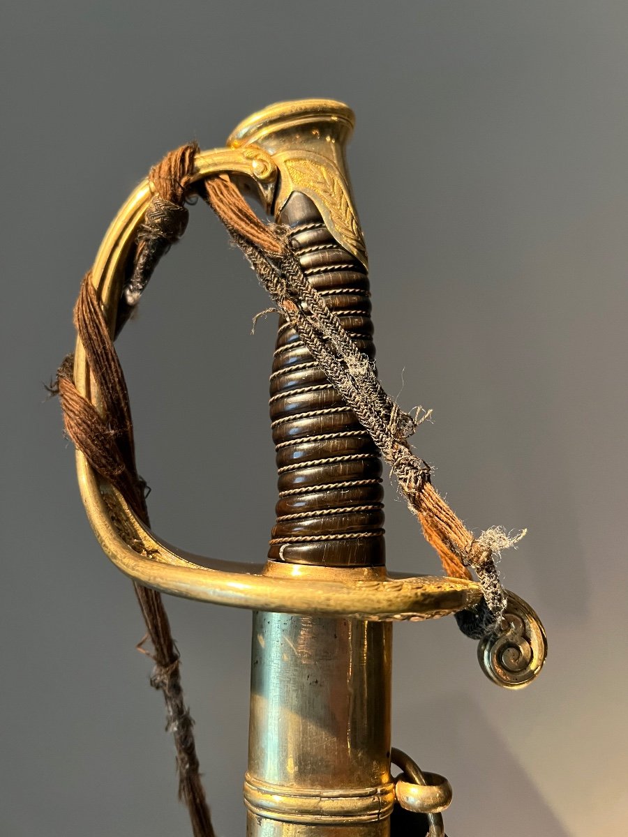 Infantry Officer's Saber, Model 1845, By Cauloux Ainé Et Cie In Klingenthal, France.-photo-6