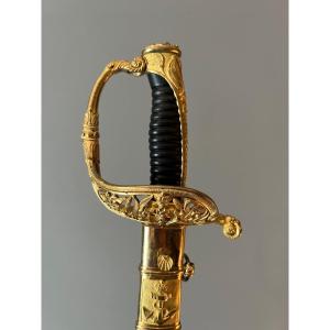 Naval Officer's Saber, Luxury Model, Louis-phillipe Period, France.