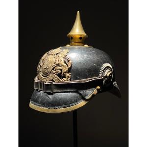 Troop-spiked Helmet Of The Königlich Bayerisches 23. Ir König Ferdinand Der Bulgaren »