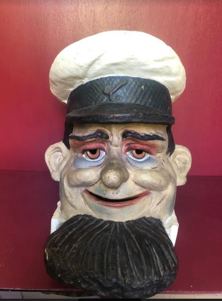 Carnival Paper Mache Sailor Head-photo-2