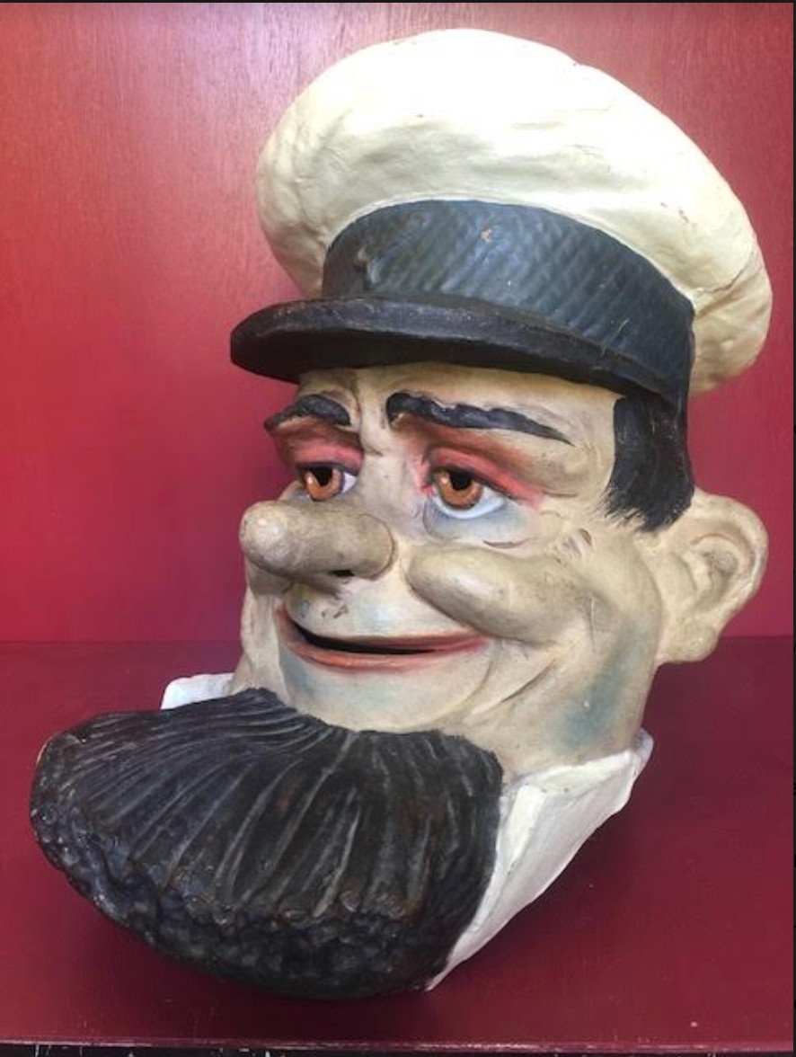 Carnival Paper Mache Sailor Head-photo-3