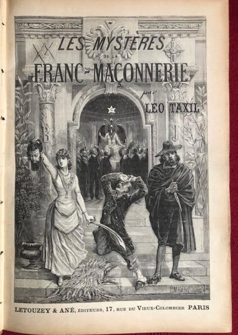 Les  Mysteres De La Franc-maçonnerie  Par Leo  Taxil   