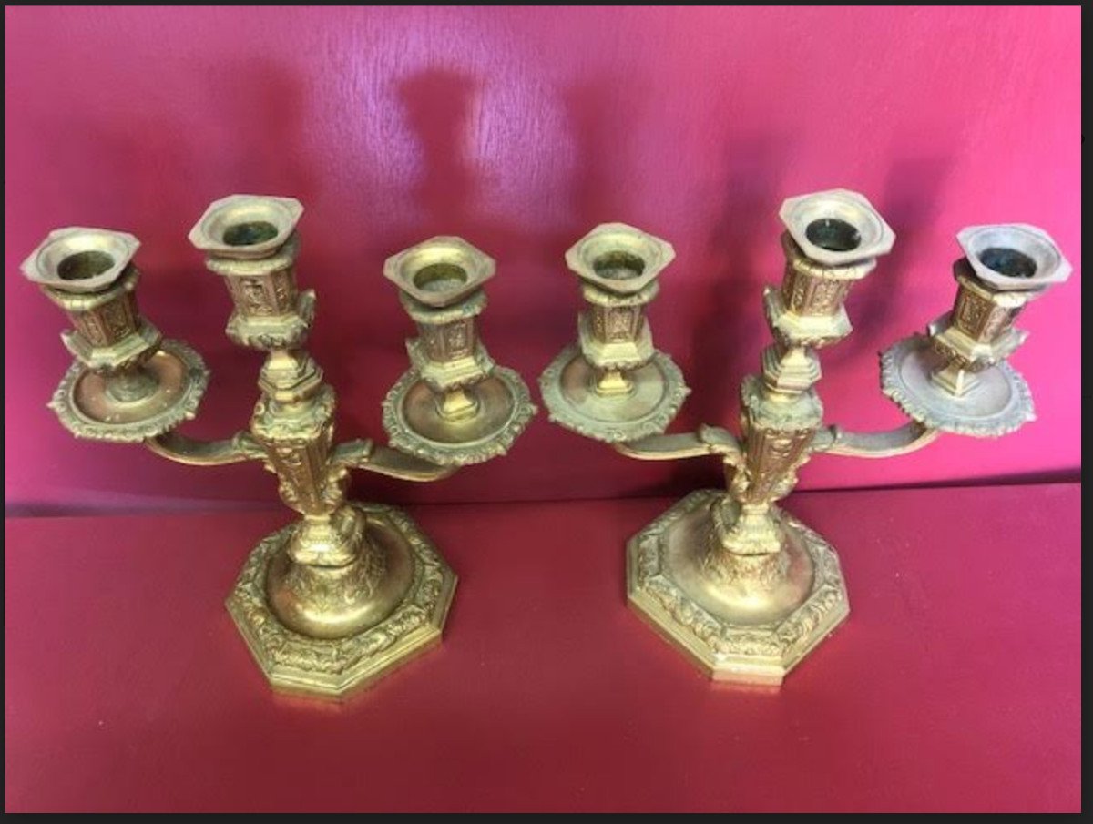 Regence Style Candlesticks-photo-2