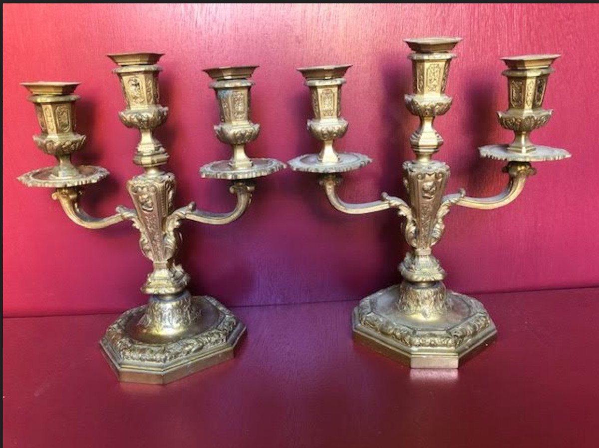 Regence Style Candlesticks-photo-3