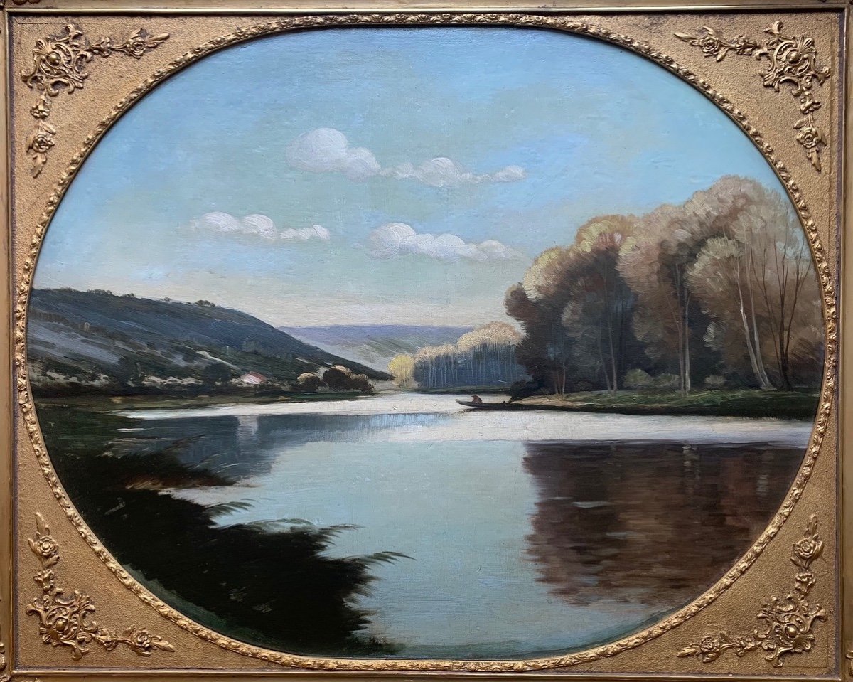 Painting - Nineteenth Landscape - Marke-photo-2