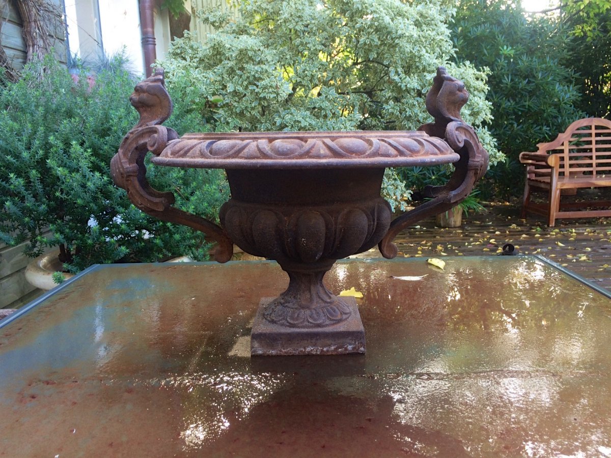 Pair Of Nineteenth Cast Iron Sinks-photo-2