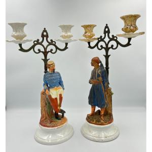 Pair Of Candelabra 