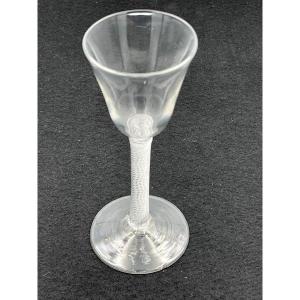  Verre à Vin Air Twist , 18ème Siècle