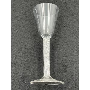 Verre à Vin 18ème Siècle  " Air Twist "