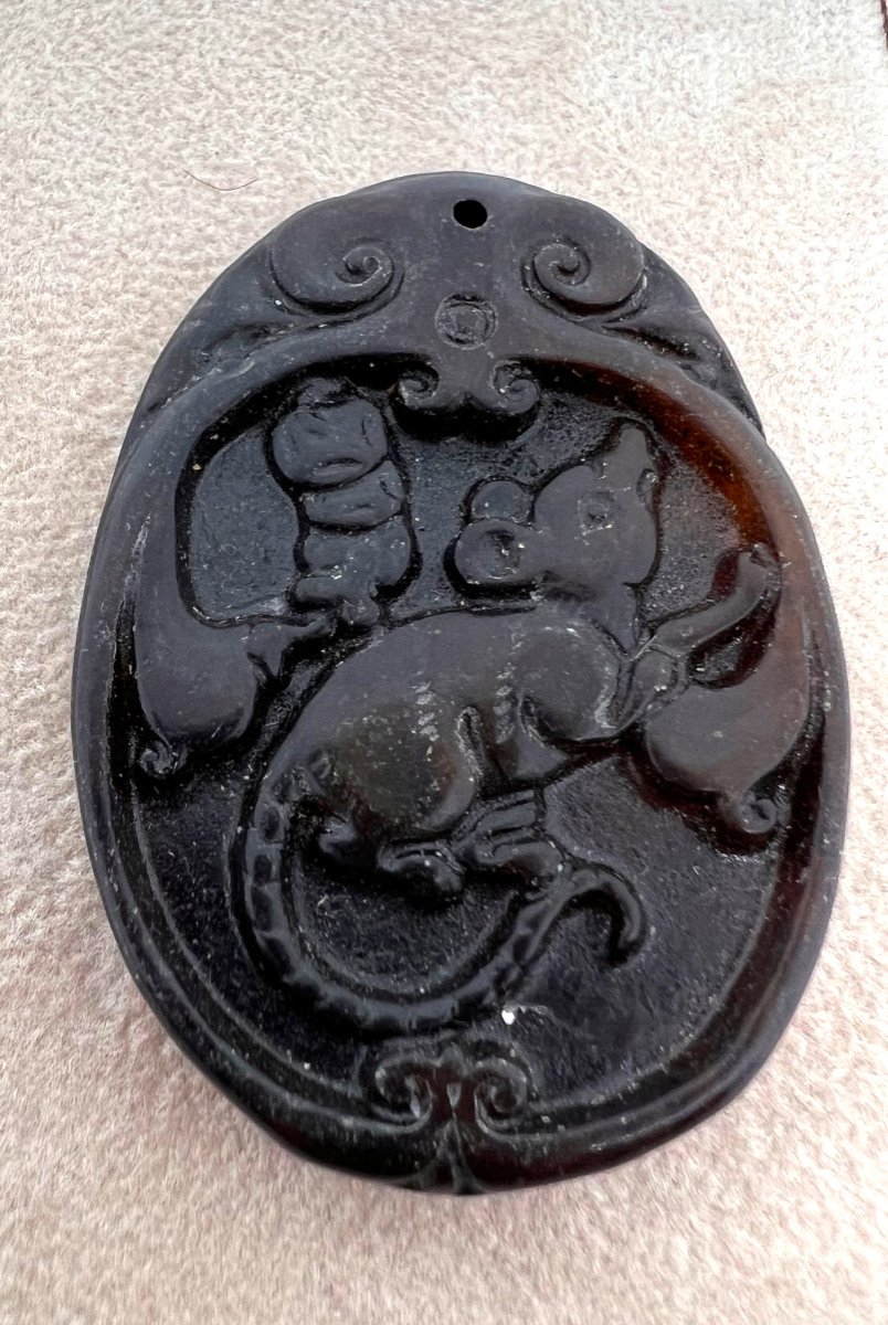 Amulet In Jadeite China Republican Period XX Sec.