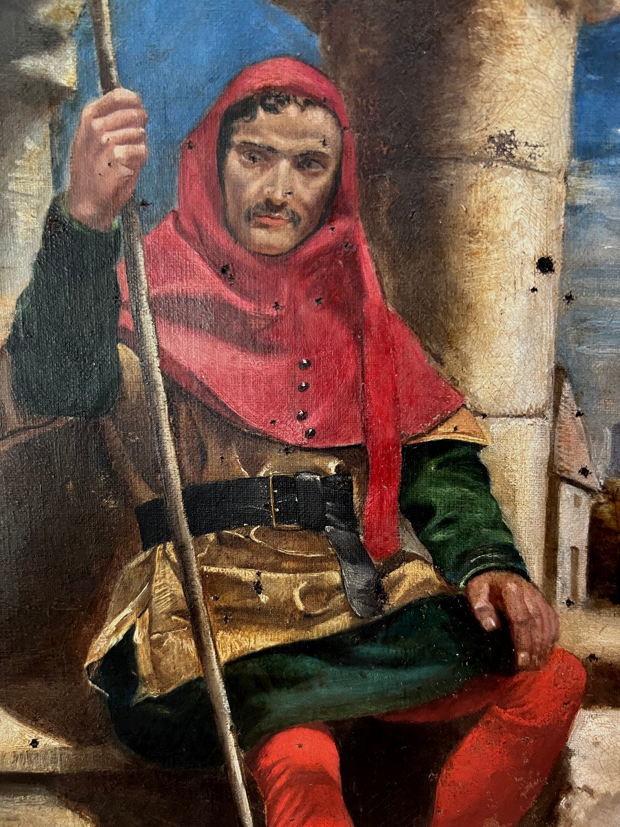 Oil On Canvas From The 19th Century-photo-2