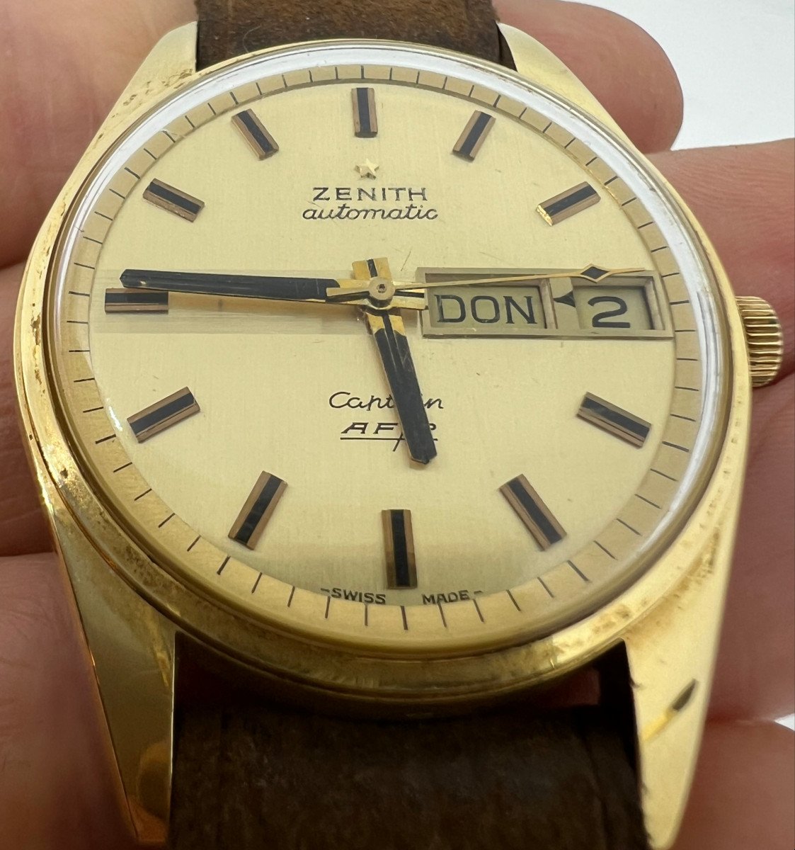 Zenith Captain Af/p Yellow Gold 18 Kt-photo-5